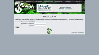 AGA Login - Aquatic Gardeners Association