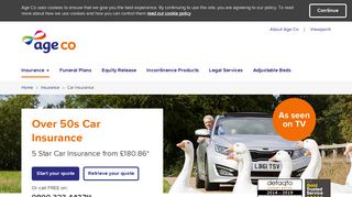 Over 50s Car Insurance - Get a Quote Today | Age Co (formerly Age UK)