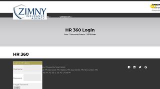 HR 360 Login - Zimny Insurance Agency