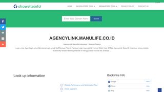 agencylink.manulife.co.id - AgencyLink Manulife Indonesia :: Selamat ...