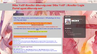 Dilse VoIP-Reseller dilsevoip.com/ Dilse VoIP ::Reseller Login Portal ...