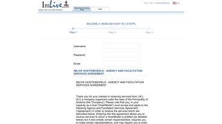 imlive hosts/models - agency and facilitation services agreement