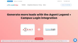 Generate more leads with the Agent Legend + Campus Login integration