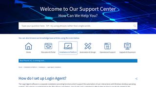 How do I set up Login Agent? - Support Center - Blue Prism