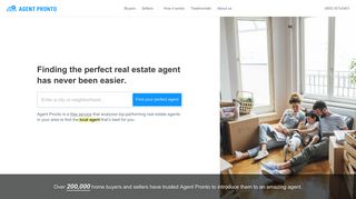 Agent Pronto: Find Top Real Estate Agents in Your City
