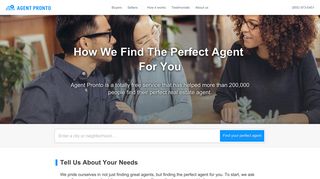 How We Find The Perfect Agent For You - Agent Pronto