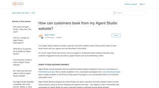 How can customers book from my Agent Studio website? – Agent ...
