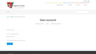 User account - AgentCubes