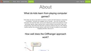 About - Coding for Kids | Computer Programming | AgentCubes online