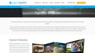 Agency Website - Agentpoint
