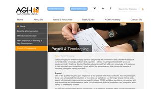 Payroll & Timekeeping | AGH Employer Solutions