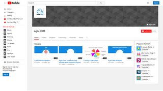 Agile CRM - YouTube