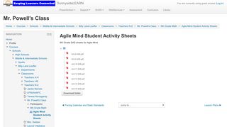 Mr. Powell's Class: Agile Mind Student Activity Sheets - SUSD Learn