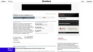 AgileCraft, LLC: Private Company Information - Bloomberg