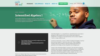 Intensified Algebra I - Agile Mind