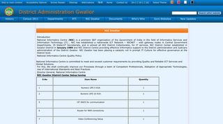 NIC Gwalior - Welcome to official website of District Administration ...