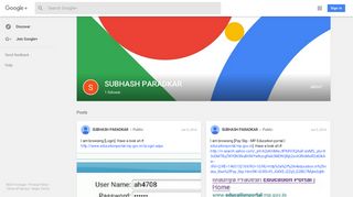 SUBHASH PARADKAR - Google+