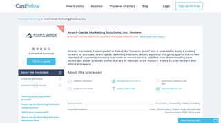 Avante-Garde Marketing Solutions Review 2018 - CardFellow