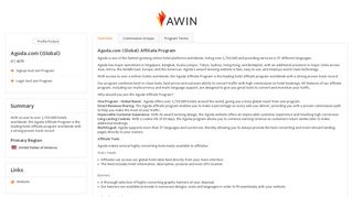 Awin | Agoda.com (Global) Affiliate Program