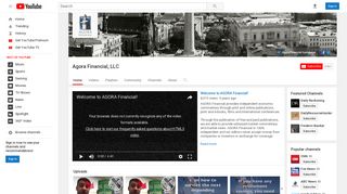 Agora Financial, LLC - YouTube
