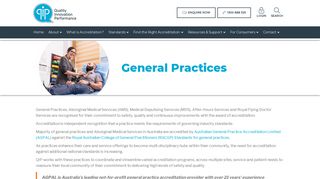 General practices - QIP - Quality Innovation Performance Limited