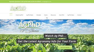 Ag PhD – Information for Agriculture
