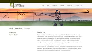 Agrian Inc | Nutrient Stewardship
