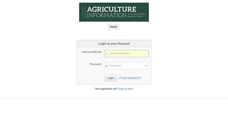 Please login - AgricultureInformation.com
