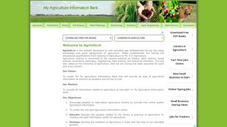 My Agriculture information bank