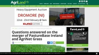 Questions answered on the merger of PastureBase Ireland and ...