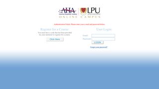 User Login - Our Lady of Fatima University - Powered by AHA World ...