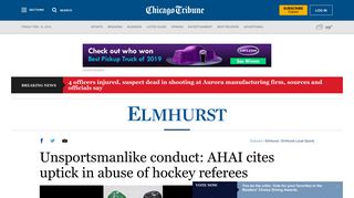 Unsportsmanlike conduct: AHAI cites uptick in abuse of hockey ...