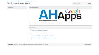 Home - CRHS_Using AHApps - LibGuides at Anoka-Hennepin ...
