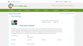Shop owner module | mobileapps - NIC eGov Mobile Apps