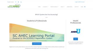 Log In | SC AHEC - South Carolina AHEC
