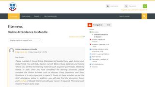 AHIC: Online Attendance In Moodle