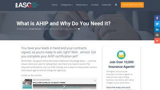 What is AHIP and Why Do You Need It? | ASG by RitterIM