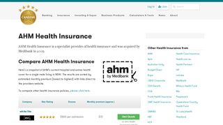 AHM Health Insurance - Review, Compare & Save! - Canstar