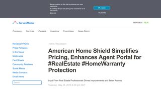 American Home Shield Simplifies Pricing, Enhances Agent Portal for ...