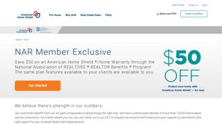 NAR Member Discount - American Home Shield
