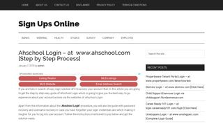 Ahschool Login – at www.ahschool.com [Step by Step Process]