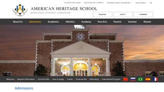 Plantation School Admissions | American Heritage School