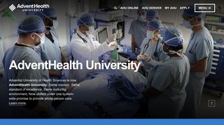 AdventHealth University | AHU