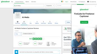 Ai-Media Freelance Captioner Reviews | Glassdoor.ie