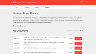 AIA Documents-on-Demand