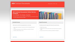 Welcome to AIA Contract Documents