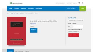 Legal Guide to AIA Documents, Sixth Edition | Wolters Kluwer Legal ...