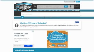 ALPP - AIA Life Planner Portal - Abbreviations.com