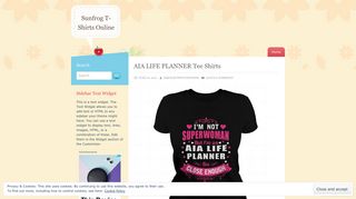 AIA LIFE PLANNER Tee Shirts | Sunfrog T-Shirts Online