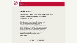 AIA MPF Member Online Homepage
